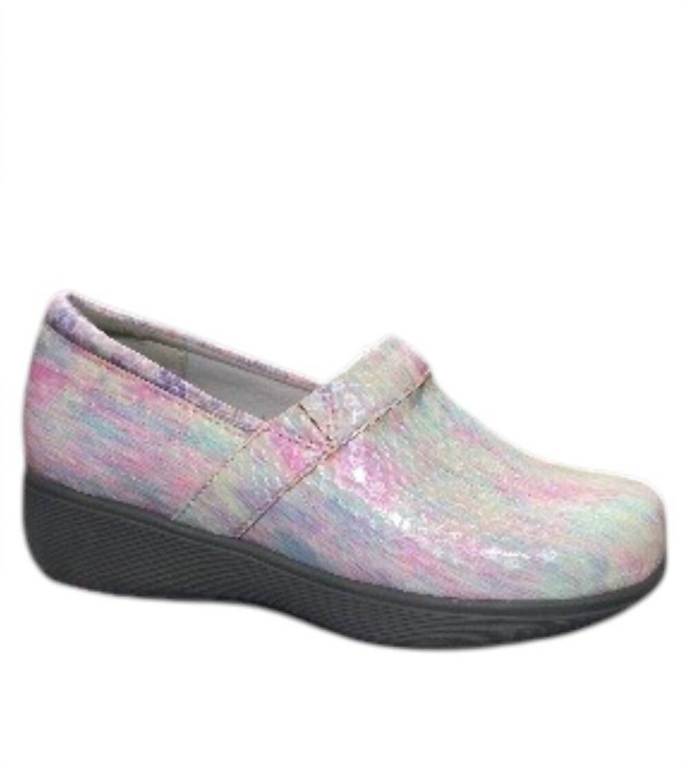 NEW SOFTWALK women's meredith clogs in pink multi